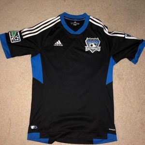 Quakes Official Jersey in Black